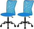 Mid Back Mesh Office Chair Pack of 2 - Ergonomic Lumbar Support