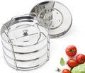 Instant Pot Stackable Insert Pans for 6 & 8 Quart - 3 Tier Steamer
