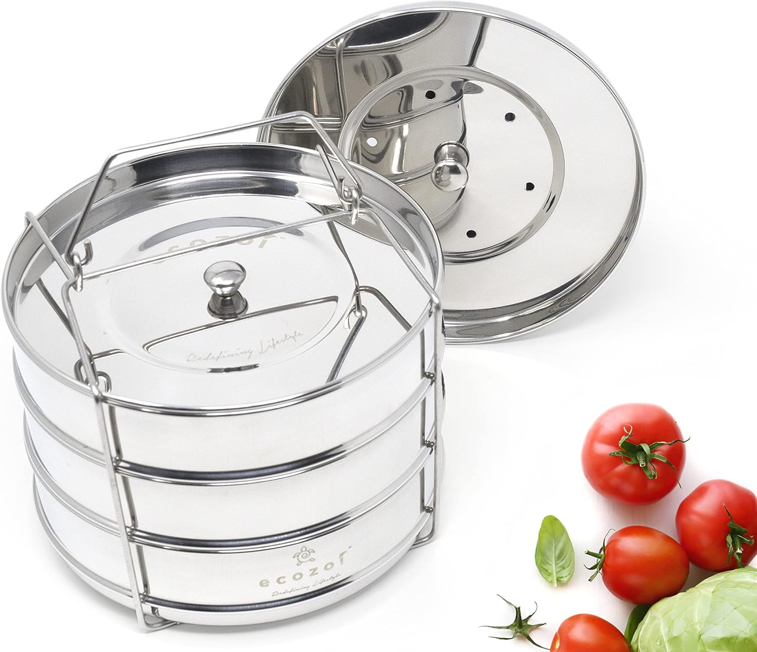 Instant Pot Stackable Insert Pans for 6 & 8 Quart Cooking