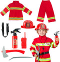 Breevo Firefighter Costume for Kids 2T-6 - Complete Role Play Set Boys