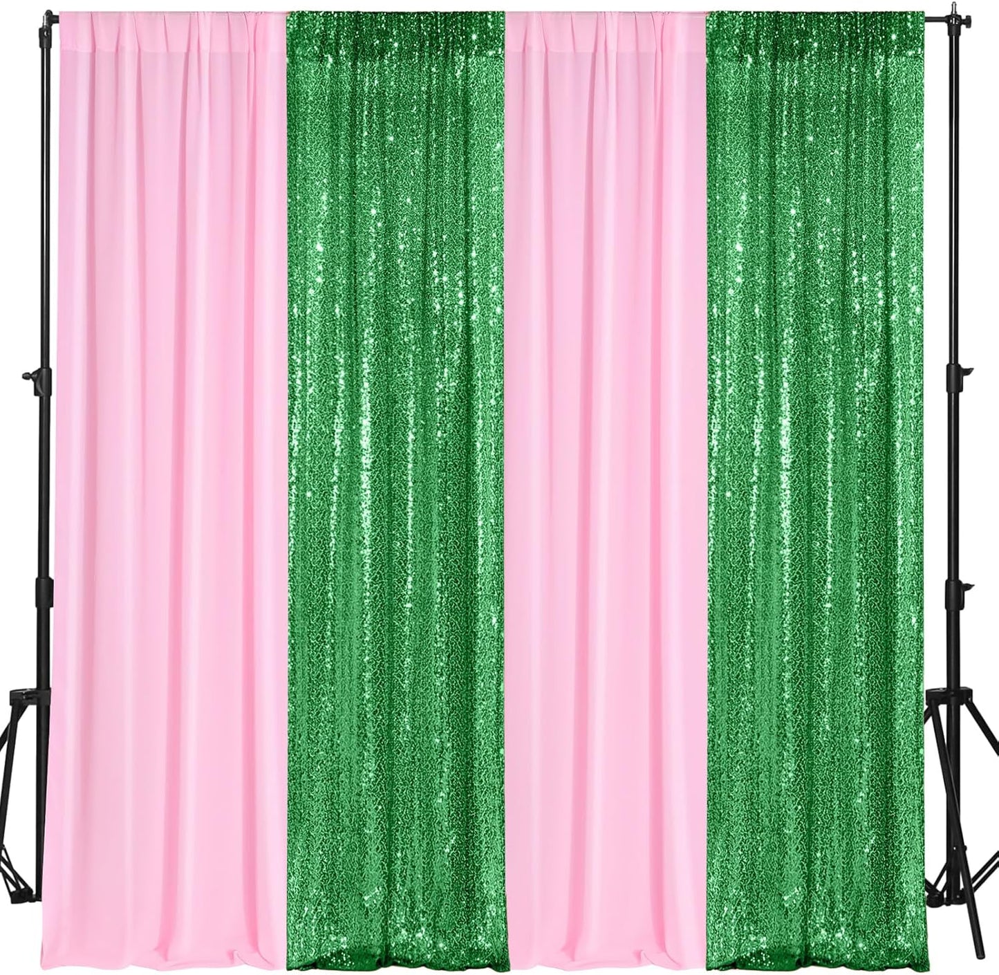 4 Panels Backdrop Curtains for Elegant Party Decorations