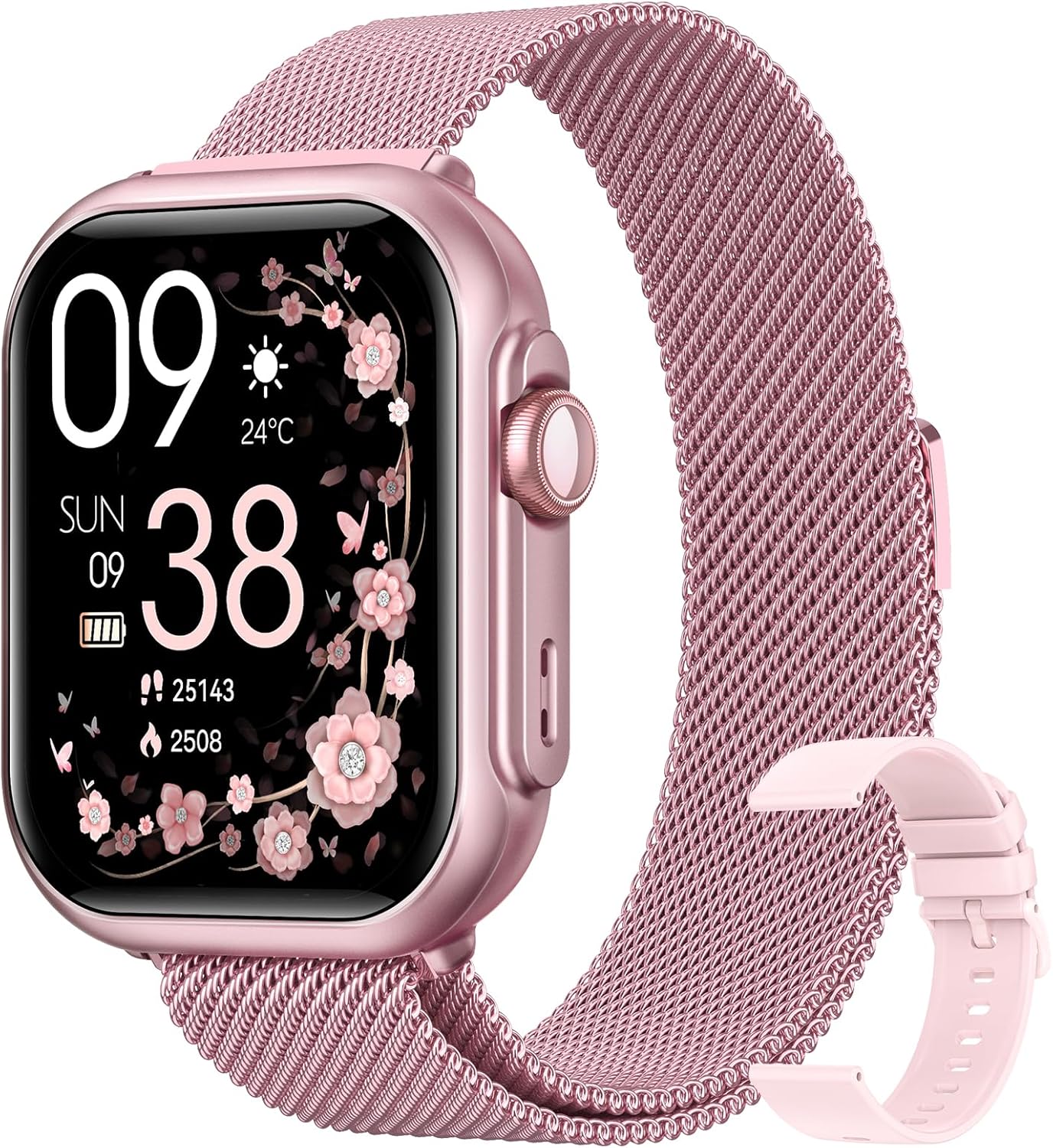 Smart Watches for Women Men Fitness with 30 Day Battery Life