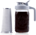 32oz Mason Jar Cold Brew Maker - Brew, Strain, and Serve in Style