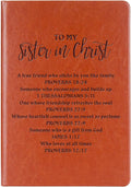 Christian Sister Leather Notebook for Women Sisters in Christ - Gift