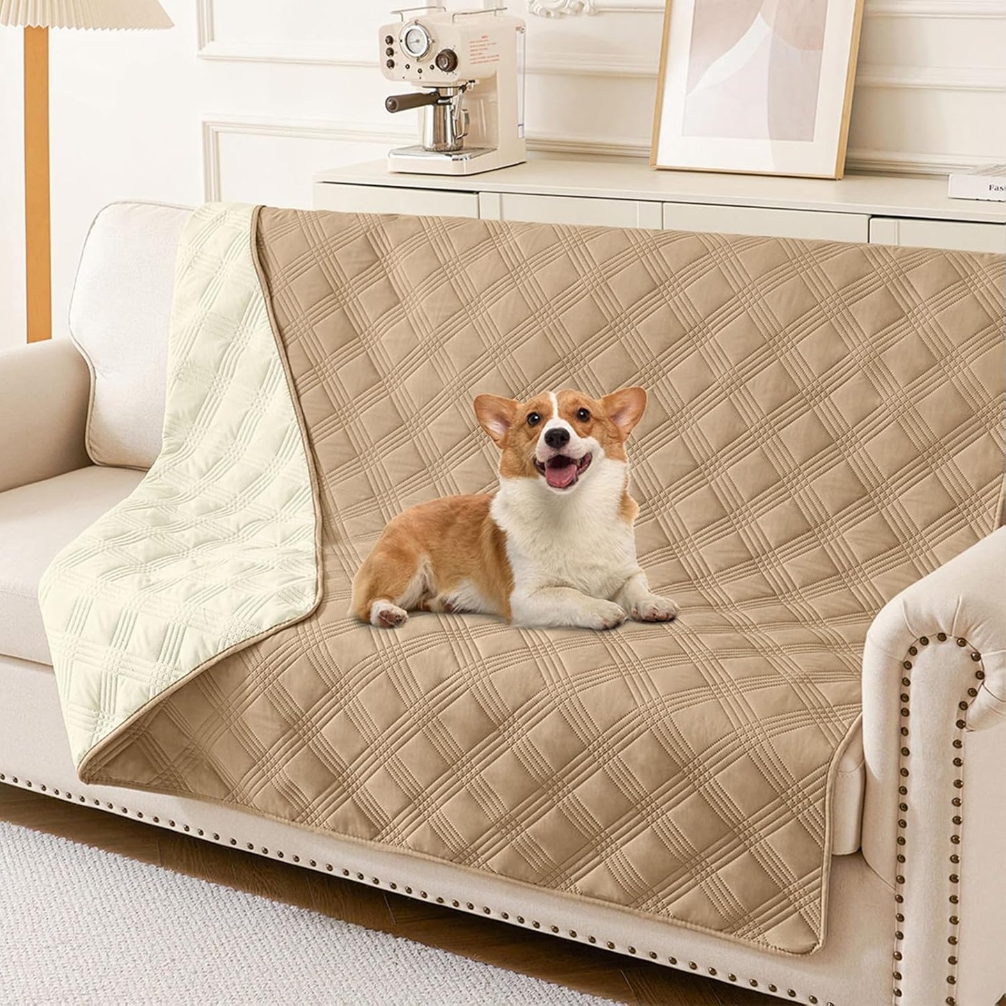Waterproof Dog Blanket for Pets - Reversible Couch Cover