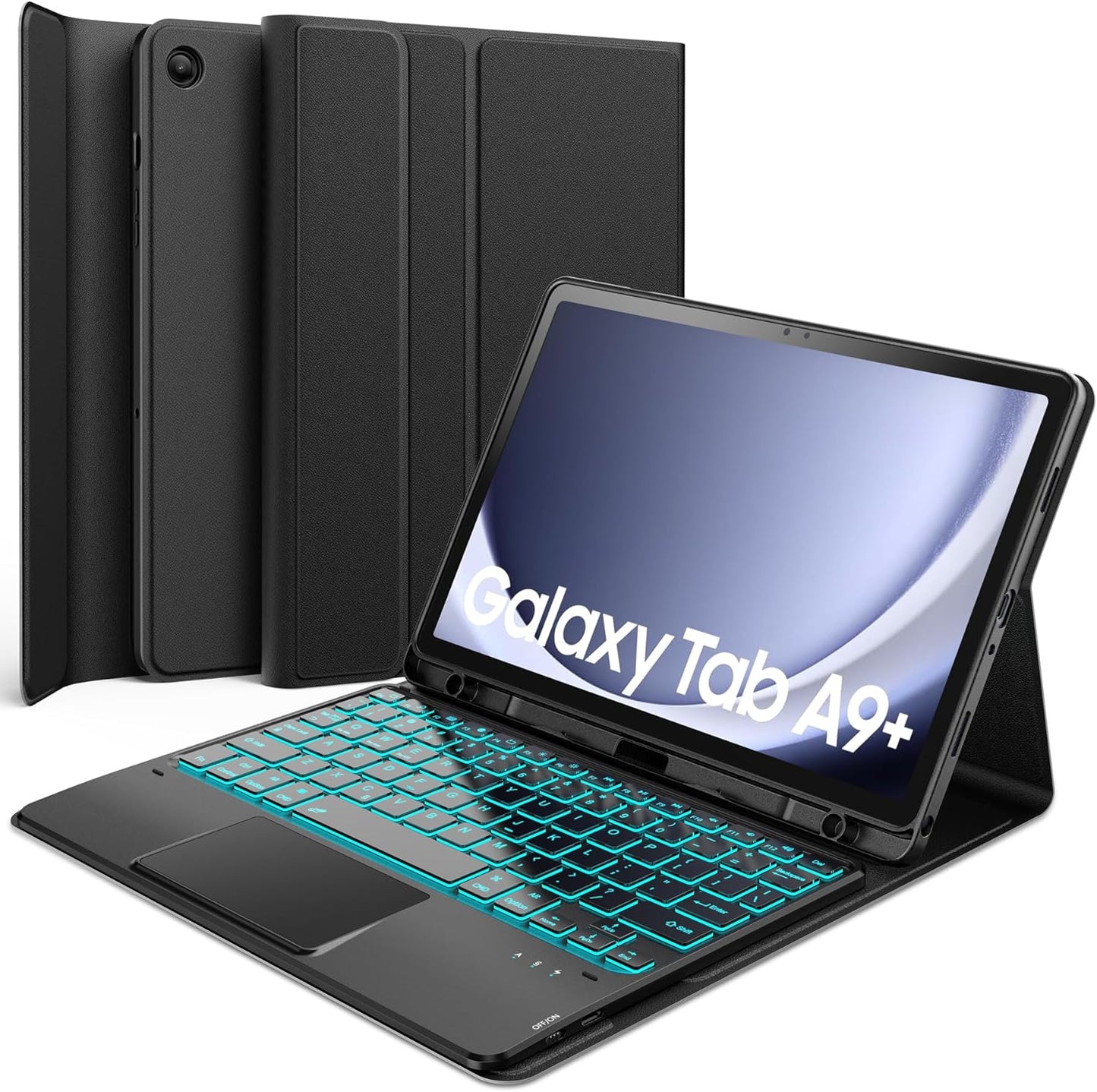 Inkolelo Keyboard Case for Samsung Galaxy Tab A9 Plus 11 inch