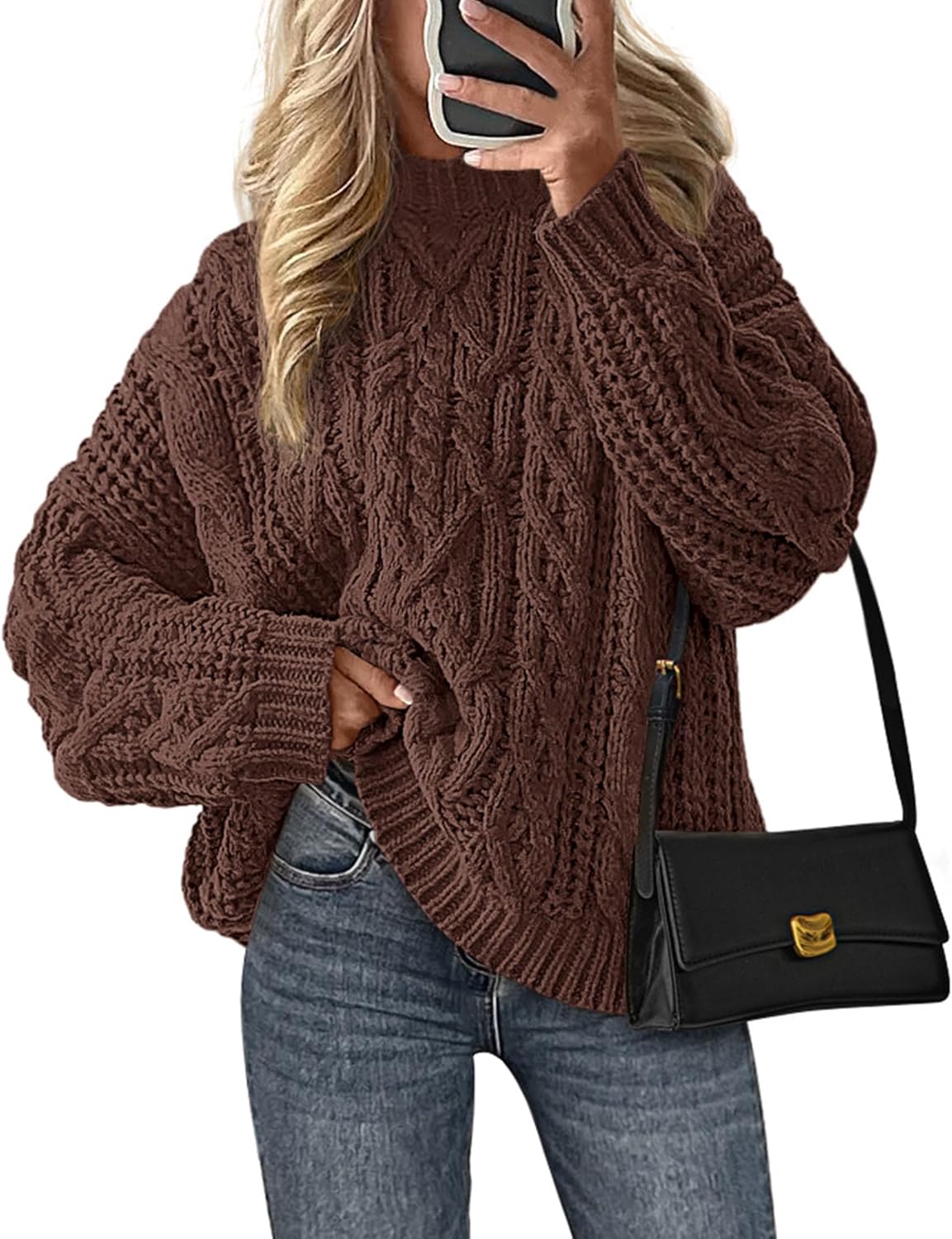 PRETTYGARDEN Women's Oversized Fall Sweaters for Cozy Style