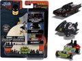 Jada Toys Nano Hollywood Rides Batman 1966 Classic TV Series 3 PK
