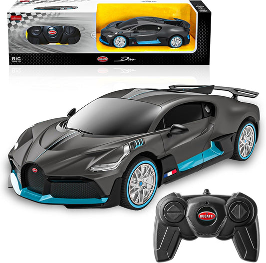 BEZGAR Bugatti Remote Control Car - Officially Licensed 1:24 Model