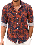 COOFANDY Men's Casual Button Down Linen Chambray Shirt - Versatile