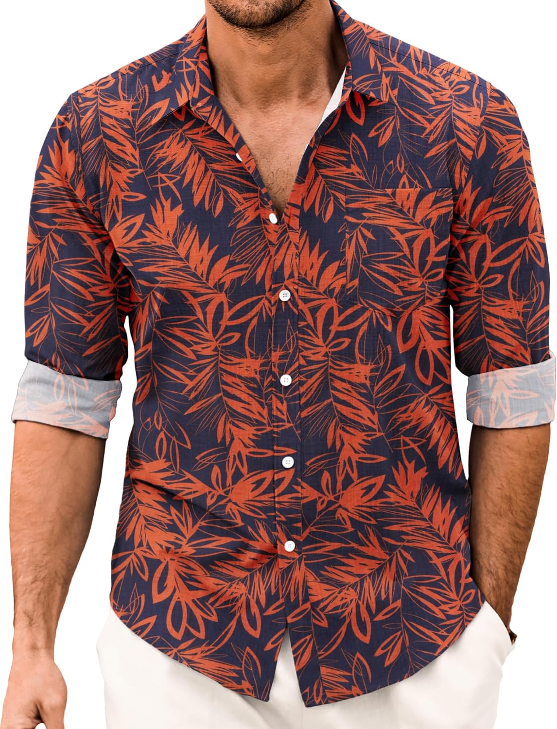 COOFANDY Men's Casual Button Down Shirt for All Seasons