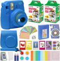 Fujifilm Instax Mini 9 Instant Camera Cobalt Blue Bundle - Fun