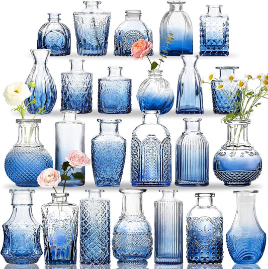 Bud Vases Set of 24 for Wedding Home Flower Party Decor