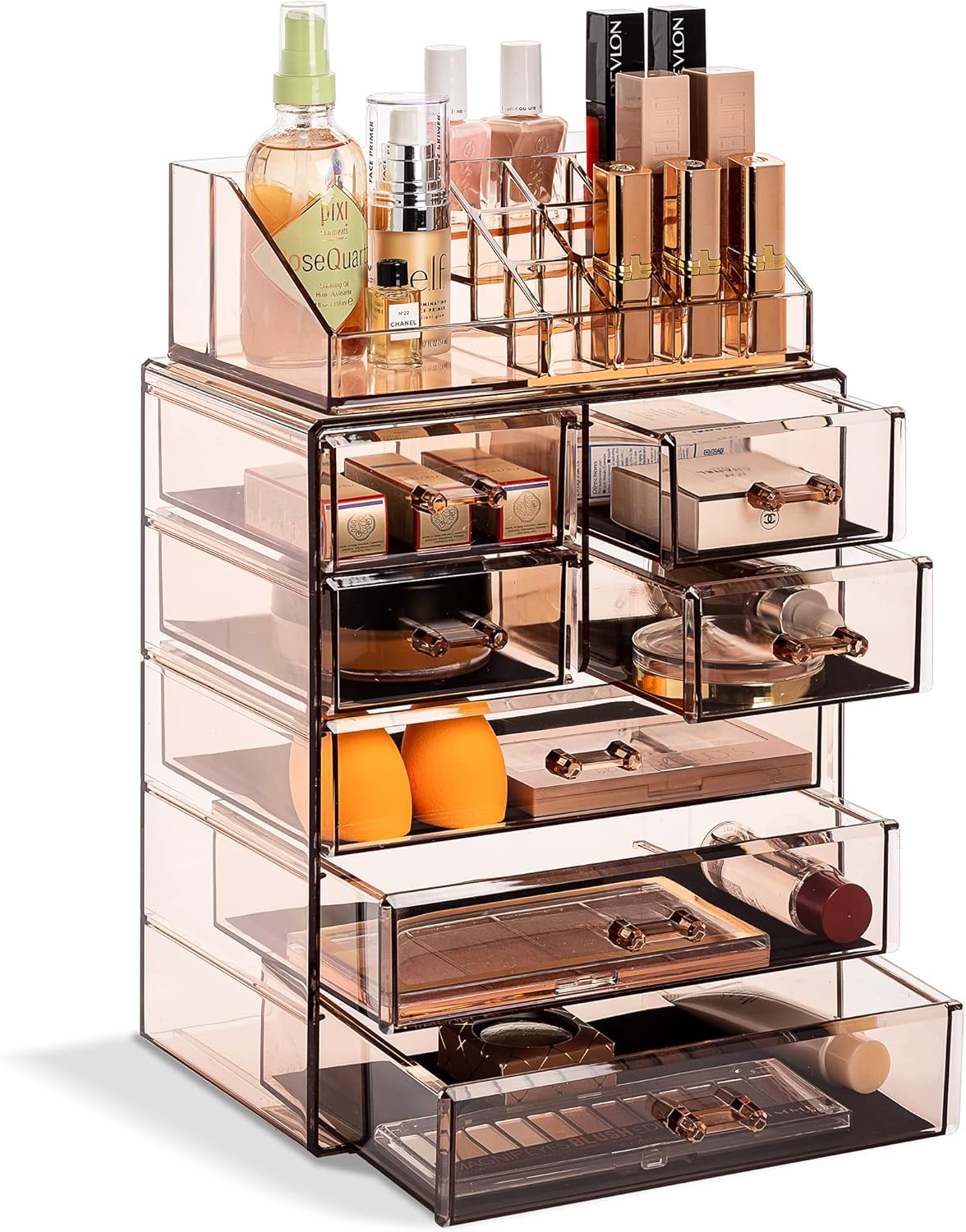 Sorbus Acrylic Makeup Organizer Set for Stylish Storage Needs