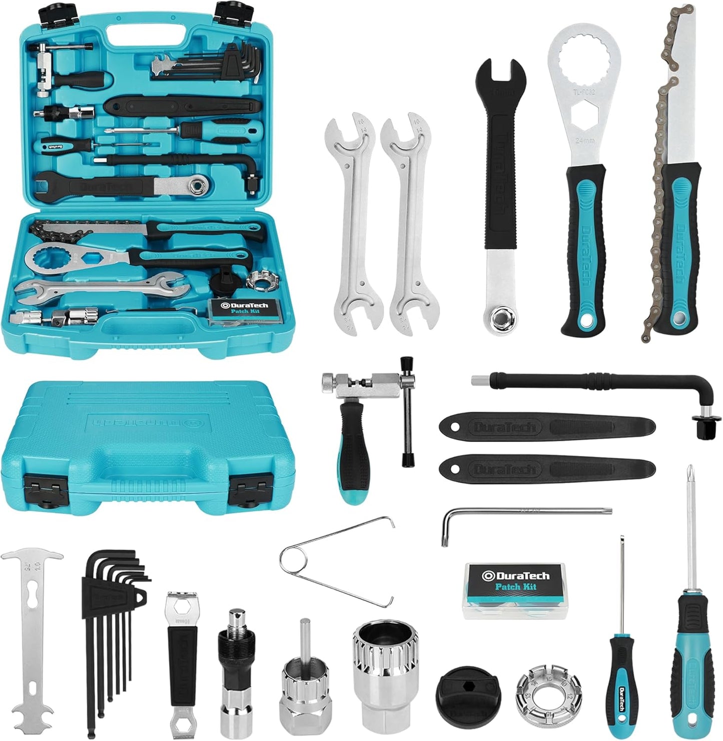 DURATECH Bike Repair Kit for Easy Bicycle Maintenance and Repairs