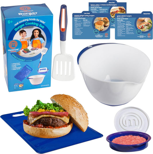 Kid's Burger Cooking Set: Real Cookware for Little Chefs