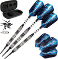 Viper Astro 80% Tungsten Soft Tip Darts with TacTech Case - Slim Blend