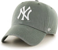 MLB Moss Green Primary Logo Clean Up Adjustable Strap Baseball Cap