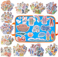 CHEFAN 12 Pack Felt Board Bible Stories Pieces - Foldable Board Set