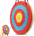 Straw Archery Target 20 in Round Target - Portable Backyard Practice
