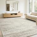 Washable Rugs 6x9 Area Rug - Ultra Soft Low Pile Vintage Style