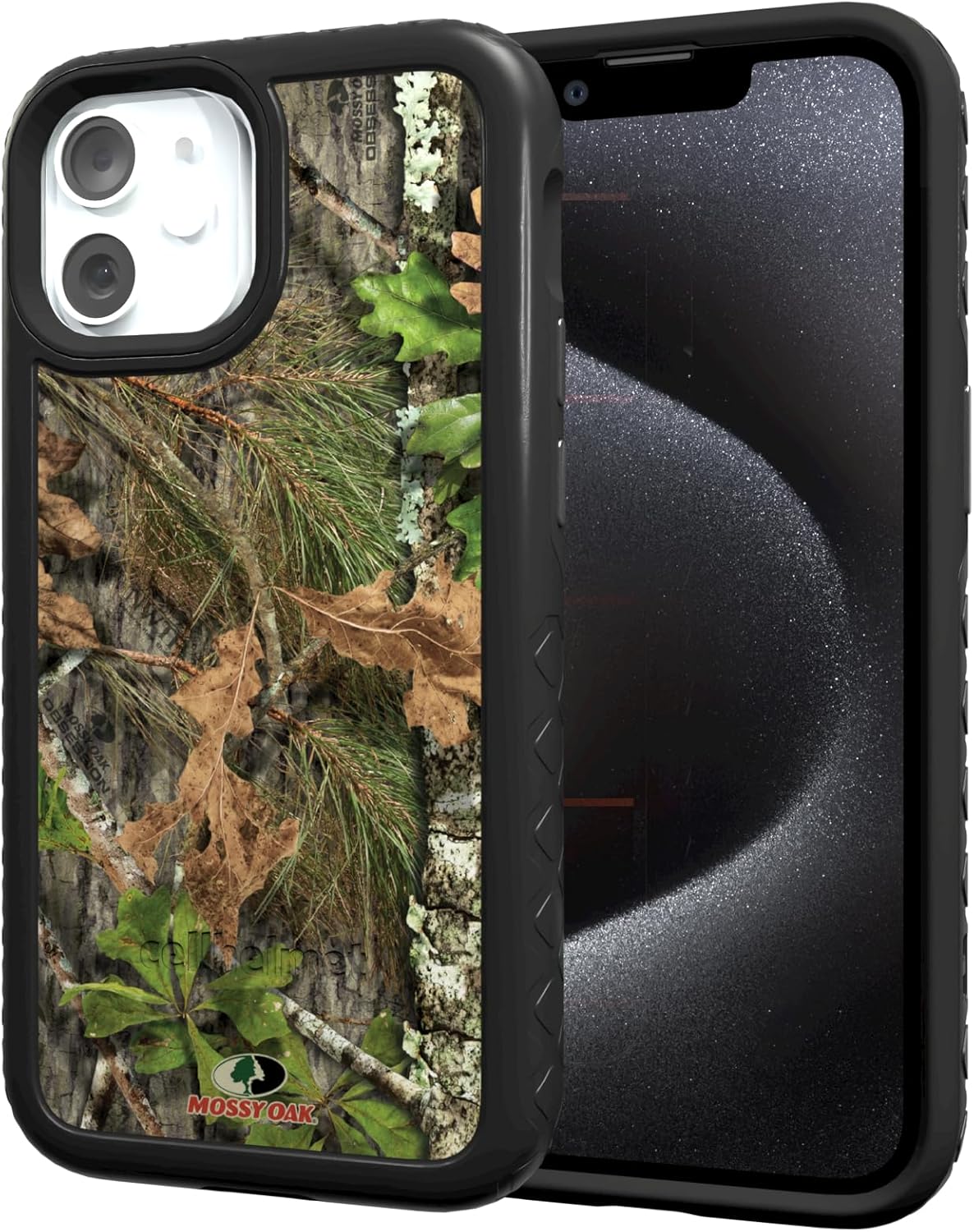 cellhelmet Mossy Oak Dual-Layer Case for iPhone 13 Mini - Onyx Black