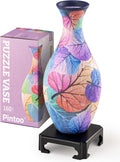 3D Puzzle Vase Made by 160 Curved Pieces - Unique Flower Vase