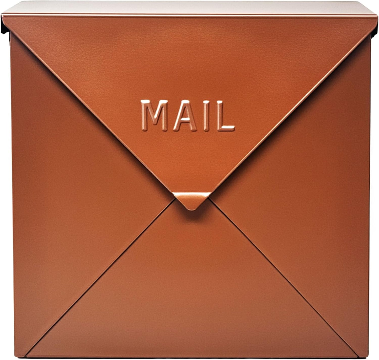NACH Mailboxes for Outside Wall Mount - Rustic Brown Design