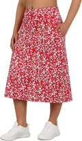 ANIVIVO Women's Midi Skort 28in Knee Length - Athletic Skort