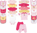 Luvable Friends Unisex Baby Layette Gift Cube - 24-Piece Set