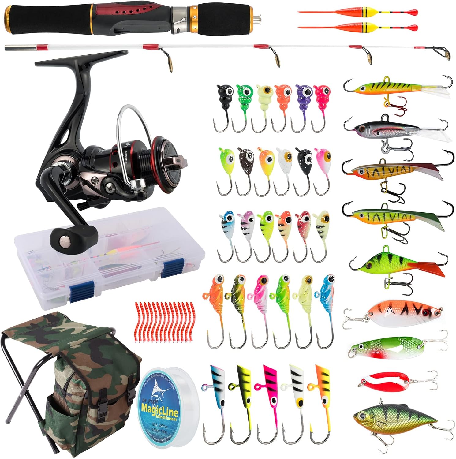 Dr.Fish Ice Fishing Rod Combo - Ultimate Gear Set