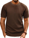 PJ PAUL JONES Mens Knit Crewneck T-Shirt - Versatile Everyday Tee