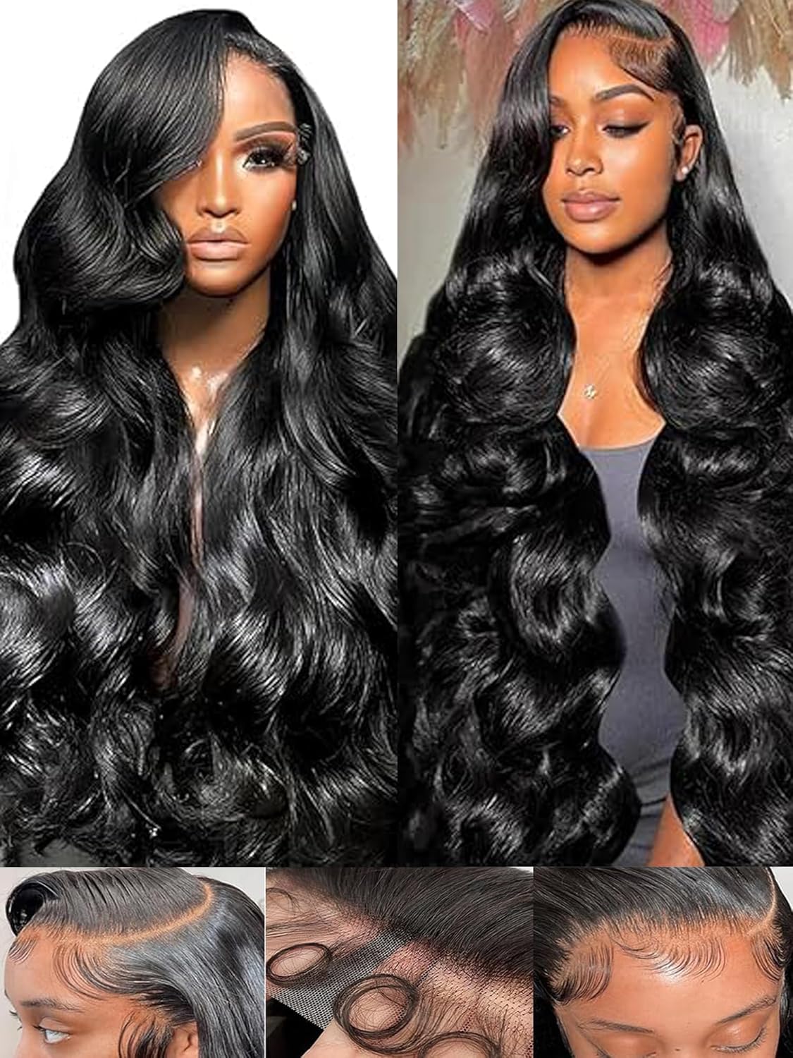 Body Wave Lace Front Wigs Human Hair for Natural Look and Comfort