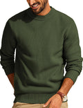 PJ PAUL JONES Mens Waffle Knit Crewneck Sweater - Warm, Textured fall