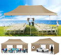 COBIZI 10x20 Pop Up Canopy: Waterproof & UV 50+, Easy-up Party Tent