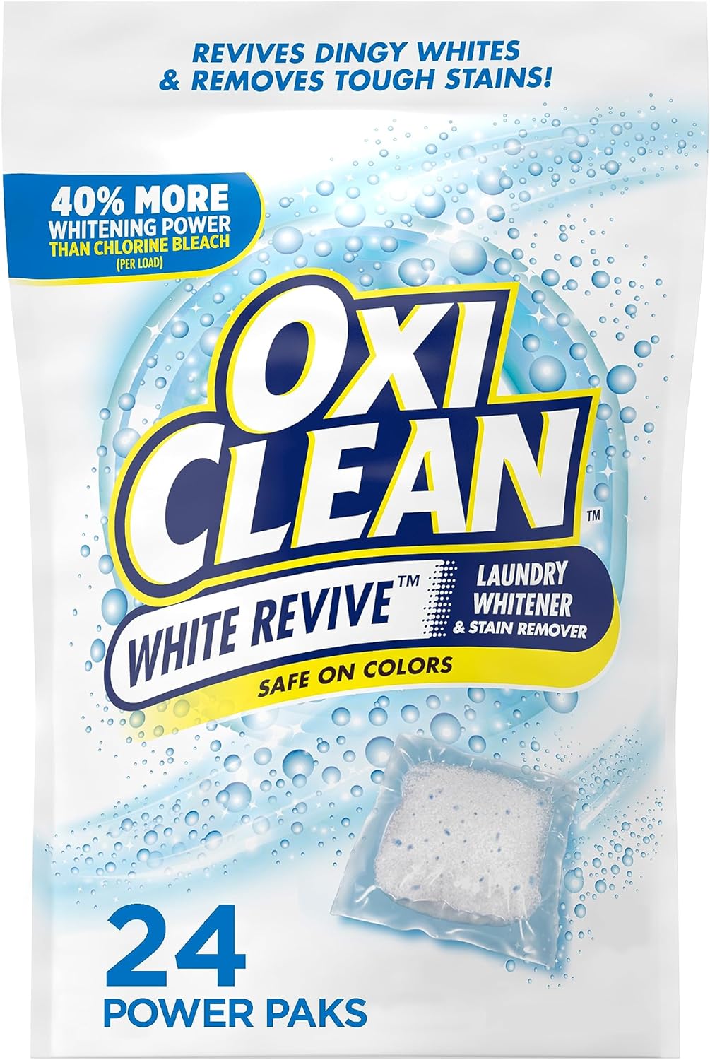 Whiten & Brighten with OxiClean Power Paks