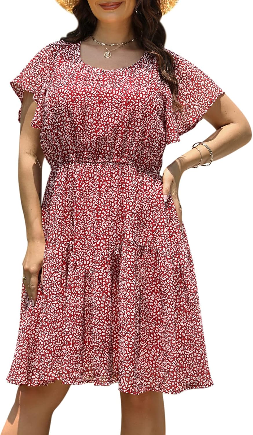 Plus Size Summer Dresses for Curvy Women - Boho Midi Style