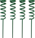 Heavy Duty Spiral Fishing Rod Ground Support Stand Holder - 4 Pack