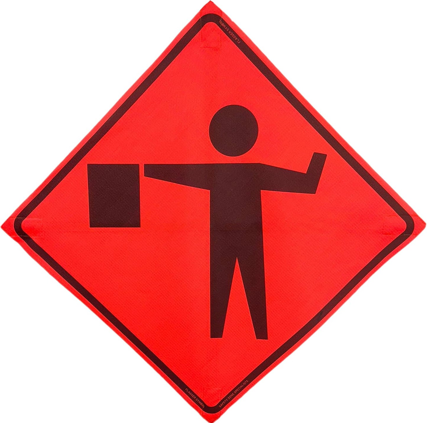 48 x 48 MUTCD TTC Compliant Safety Orange Mesh Signs
