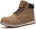 Mens Snow Boots Warm Winter Boots Non Slip Outdoor Fur Lined Shoes