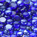 Cobalt Blue Fire Glass for Propane Fire Pit and Fireplace - High