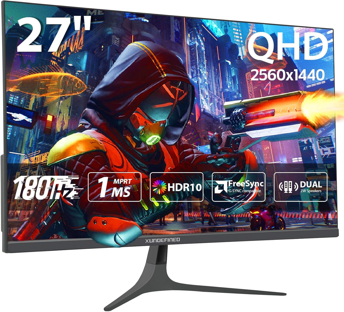 27 inch 1440P Gaming Monitor with Fast IPS and HDR10 Features