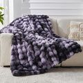 Faux Fur Twin Blanket for Couch - Cozy 1000 GSM Plush Throw