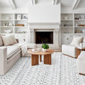 Deerly Carpet for Living Room 9x12 - Washable Boho Moroccan Rug