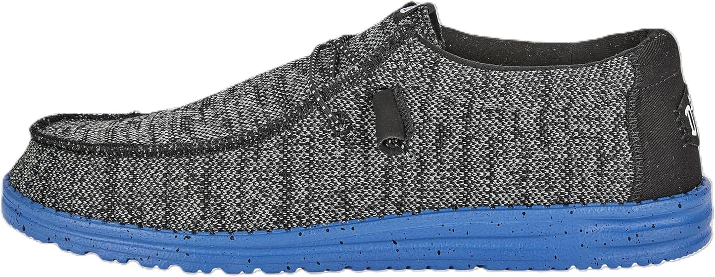 HEYDUDE Mens Wally Stretch Sox Slip-On Loafer for Comfort