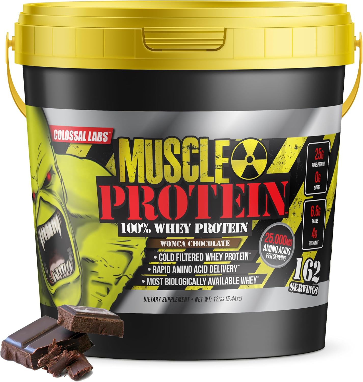 COLOSSAL LABS Muscle Protein Whey Powder for Lean Muscle Gain