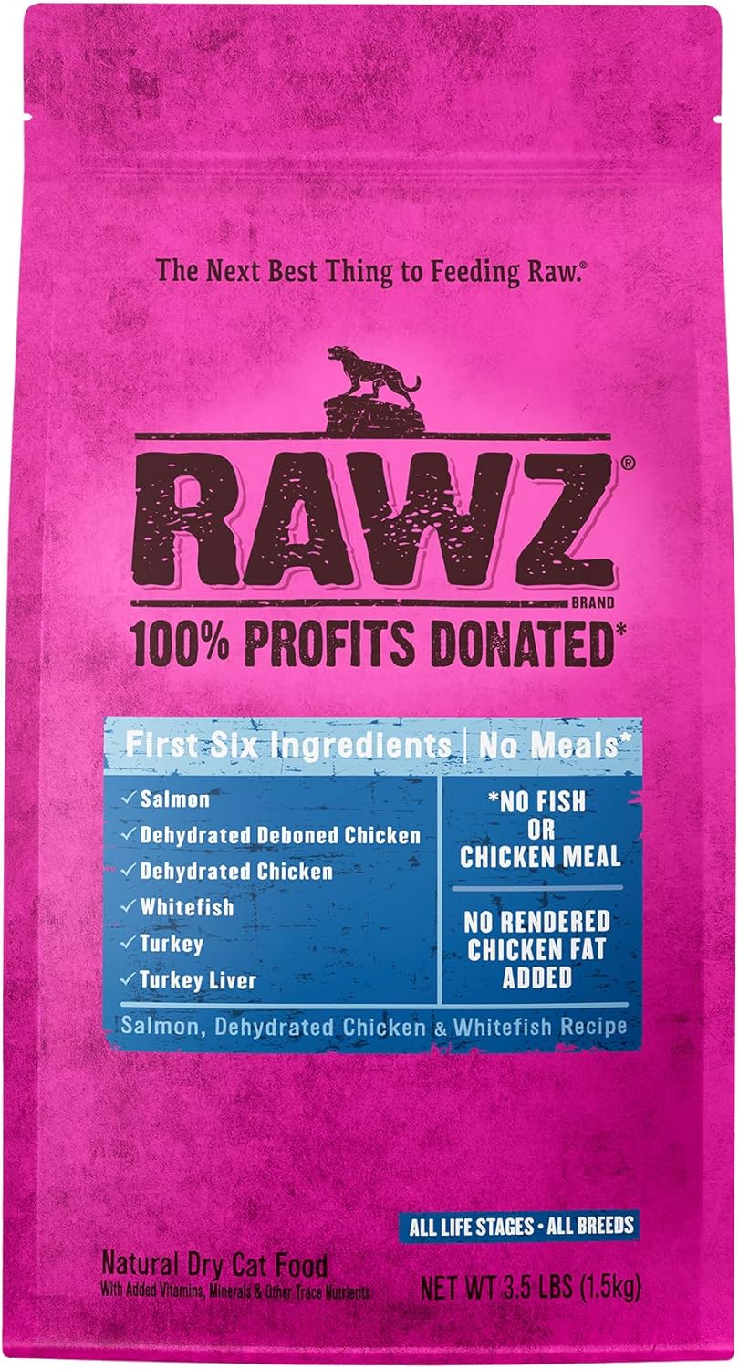 Rawz Salmon Dehydrated Chicken & Whitefish Recipe Cat Food Review