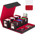Card Deck Box for MTG with Commander Display - 7-in-1 Organizer