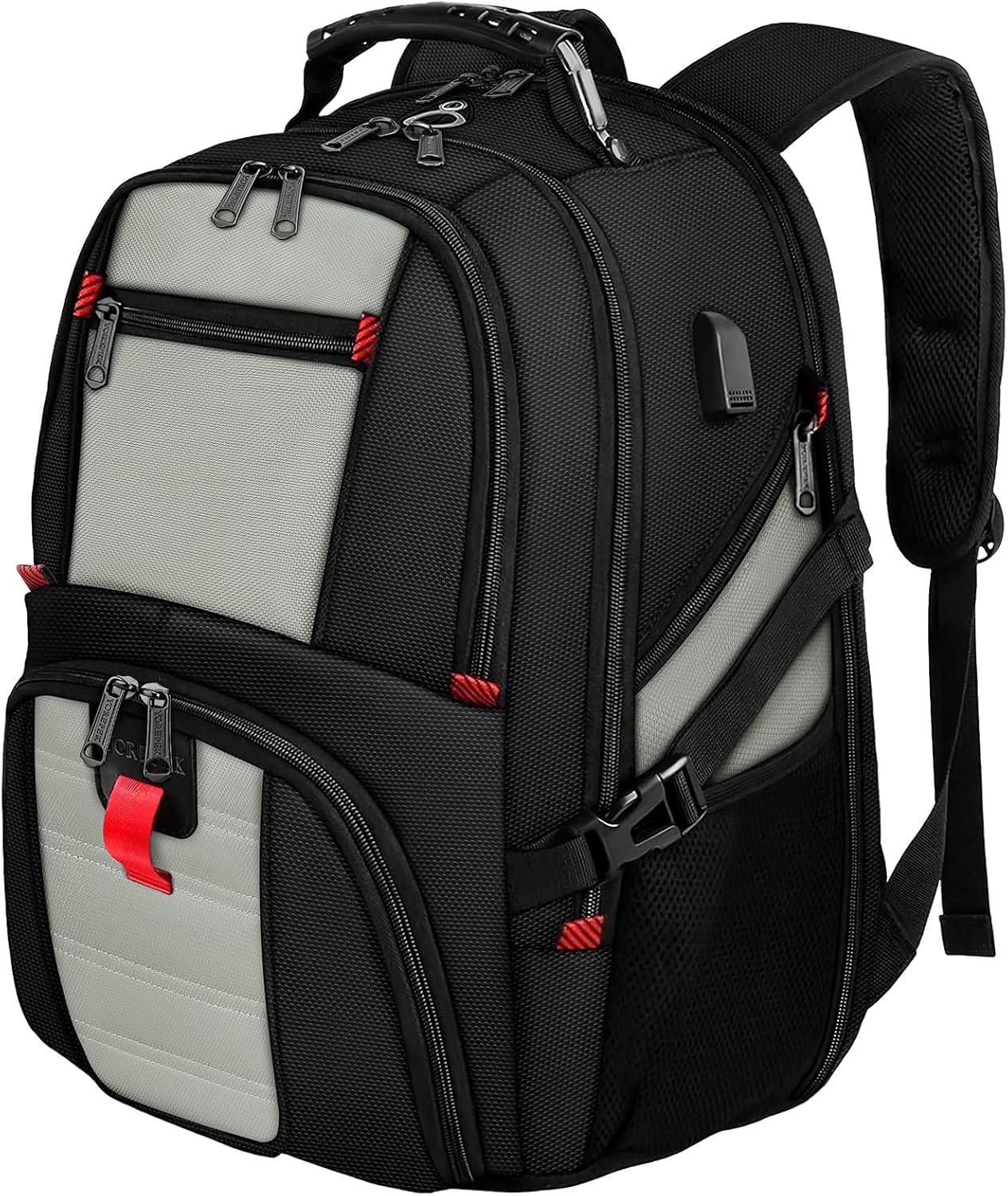 YOREPEK Travel Backpack 50L for Men and Women with USB Port