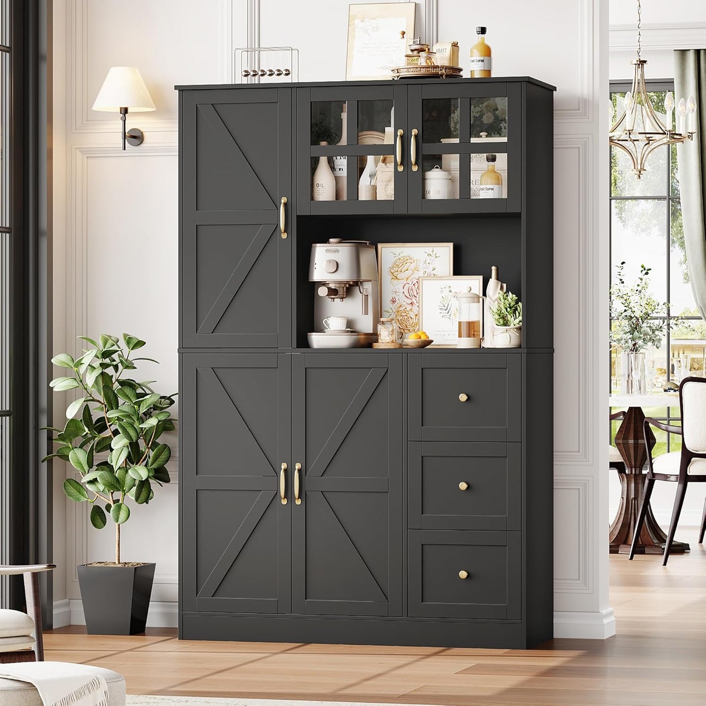 FINETONES Farmhouse Pantry: Stylish Storage Solution